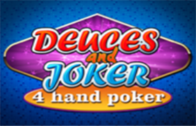 Deuces and Joker 4 Hand Poker
